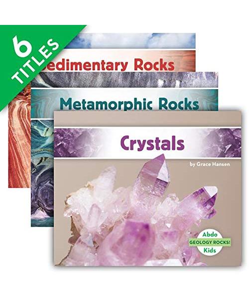 Geology Rocks! Set: Crystals / Igneous Rocks / Metamorphic Rocks / Mineraloids / Organic Gems / Sedimentary Rocks