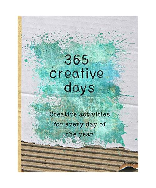 365 Creative days: Creative activities for every day of the year- Ripped cardboard and paint