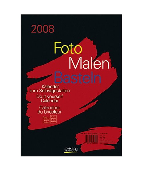 Foto-Malen-Basteln A4 schwarz 2008