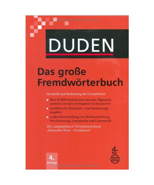Duden - Das große Fremdwörterbuch - Buch  plus CD-ROM