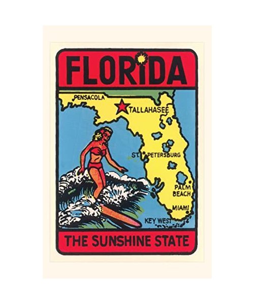 Vintage Journal Sunshine State Decal