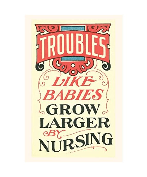 Vintage Journal Troubles Grow Larger by Nursing