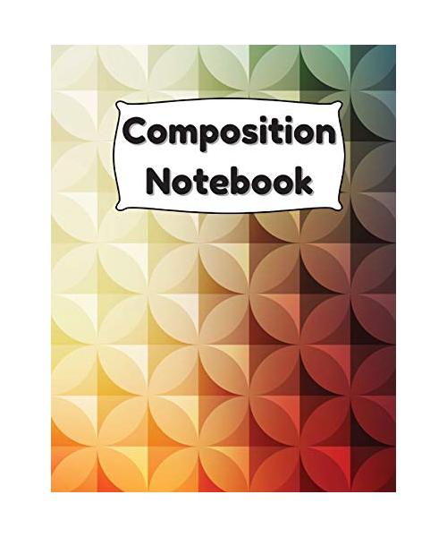 Composition Notebook: Simple linear notebook with college ruled 100 pages (8.5x11 format) / Composition Notebook for students / Wide Blank L