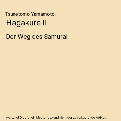 Hagakure II