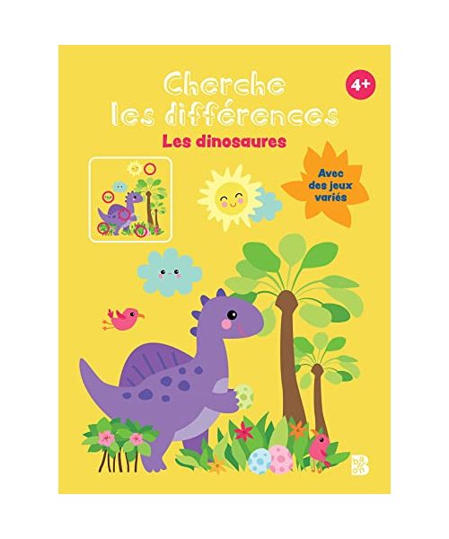 Bloc Cherche les différences Les dinosaures (Bloc labyrinthes, 1)