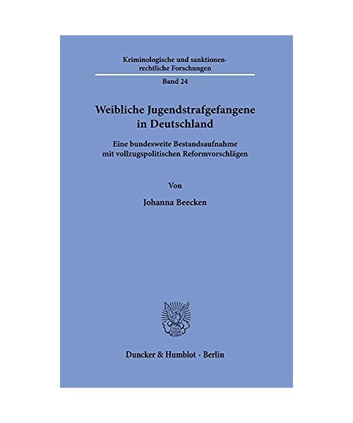 Weibliche Jugendstrafgefangene in Deutschland