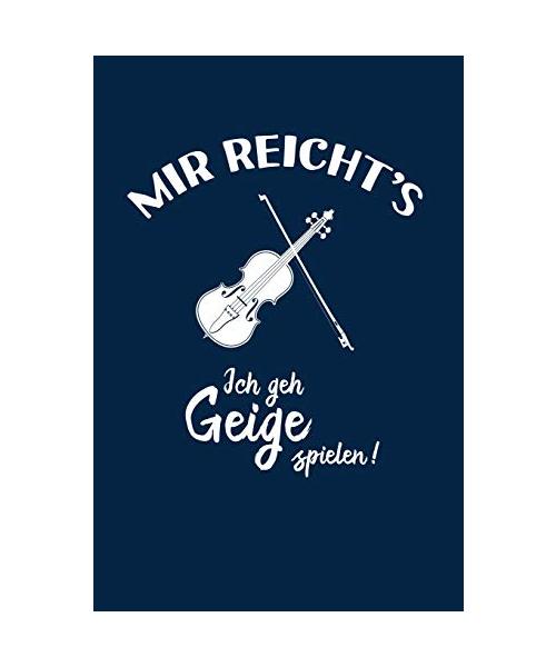 Violinist: Ich geh Geige spielen!: Notizbuch / Notizheft für Geigenspieler-in Geiger Violine A5 (6x9in) liniert mit Linien