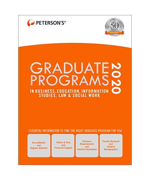 Graduate Programs in Business, Education, Information Studies, Law & Social Work 2020